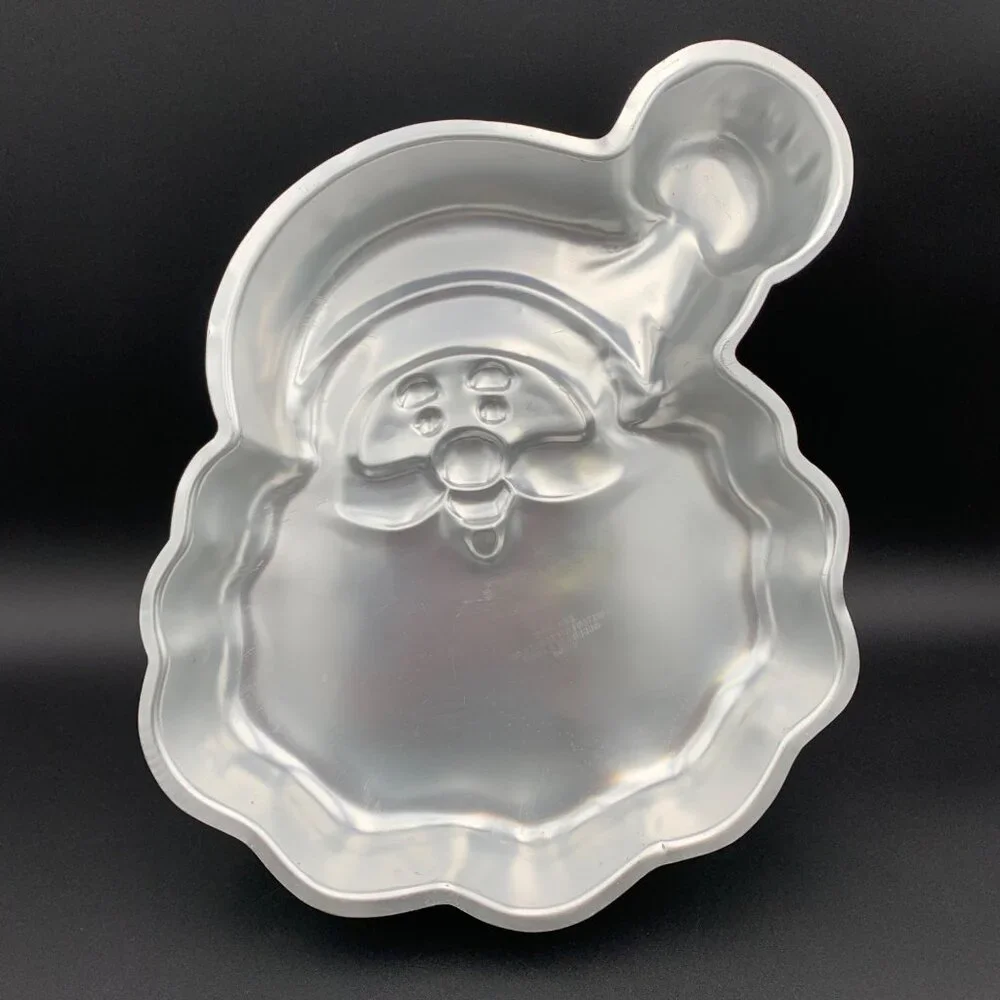 Wilton Santa Cake Pan‎ 2105-3310 Aluminum Christmas Holiday Baking Mold Vtg 1996